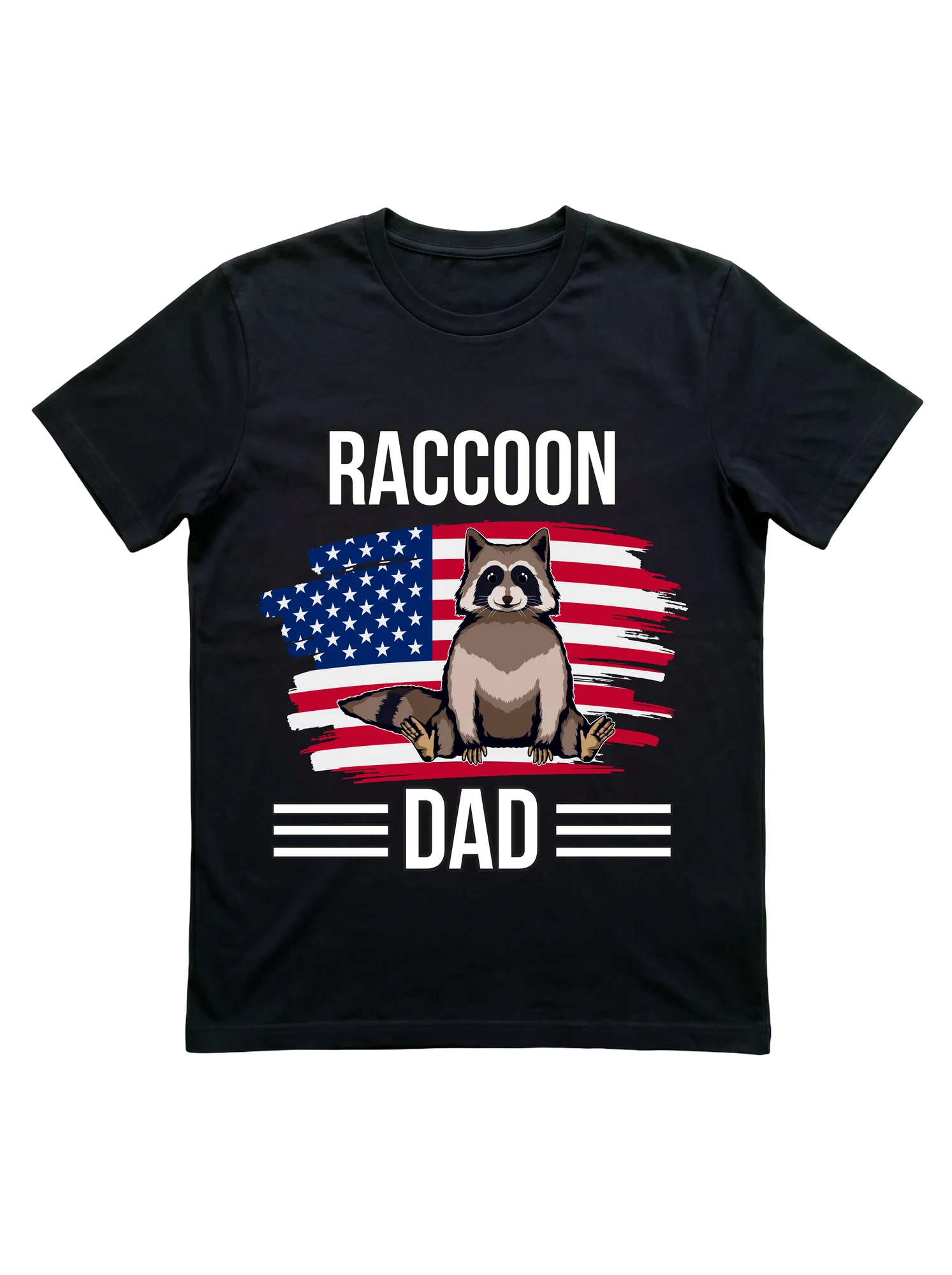 Raccoon Dad Gifts: Father's Day T-Shirts for Trash Panda Fans — design 3